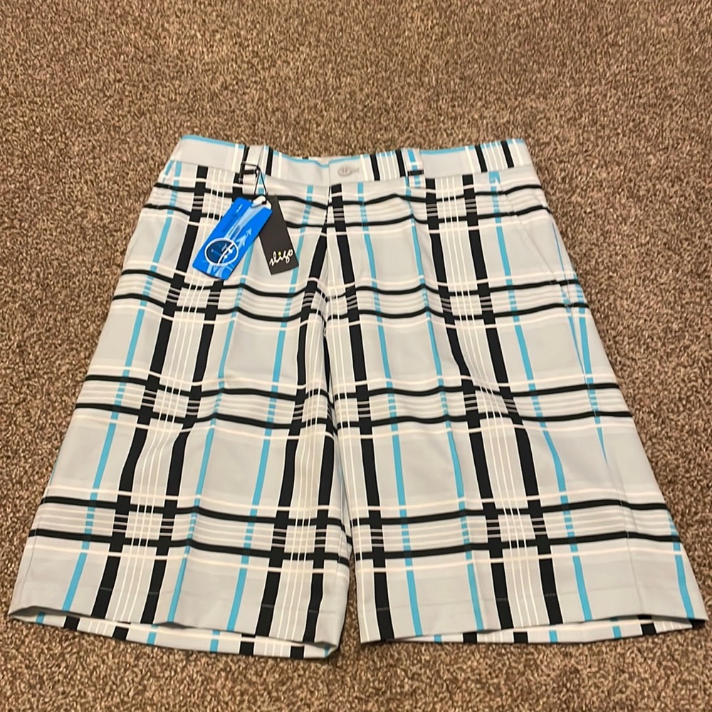 Sligo Plaid Golf shorts. Men’s size 30. NWT.